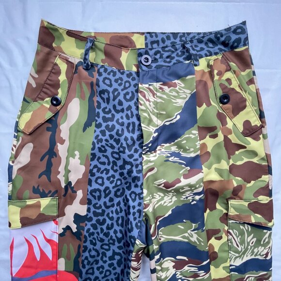 Cargo style Pattern pants Size L - Picture 2 of 7